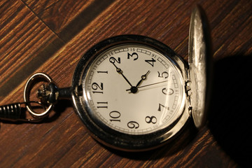 pocket watch on the table