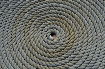 Nautisk rope in a circle.