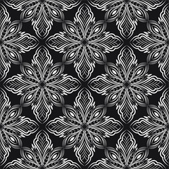 Abstract background ornament illustration. Vector textile print for bed linen, jacket, package design, fabric and fashion concepts. Seamless pattern with flowers