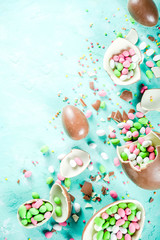 Easter sweets background