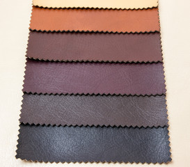  pieces of leather multicolored background texture