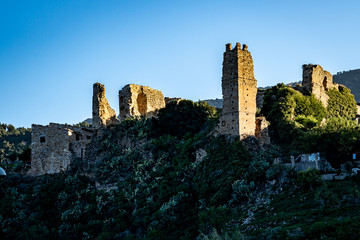 Obraz premium A view of Collesano Italy on the island of Sicily
