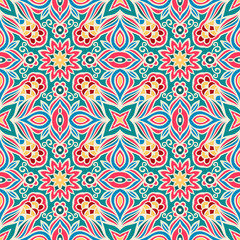 Seamless pattern with arabesques