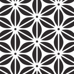 Abstract flower vector pattern, repeating curve stripe linear flower or leaves. Pattern is clean for wallpaper, fabric, printing. Pattern is on swatches panel.
