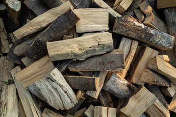 Firewood pile