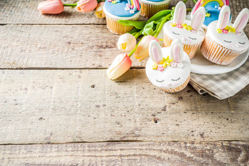 Cute homemade easter cupcakes