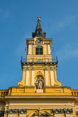 Obraz premium Tower of the Roman Catholic Teresa of Avila Parish Church in Budapest