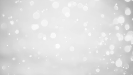 white blur abstract background. bokeh christmas blurred