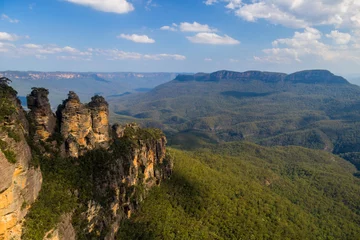 Photo sur Plexiglas Trois sœurs Trois Sœurs Blue Mountains Australie Panorama