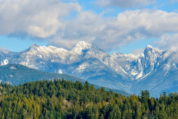 Rocky Mountains. Vancouver. Canada.