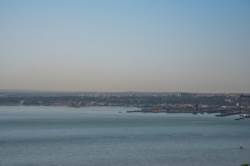 Fototapeta na wymiar panoramic view of the sea