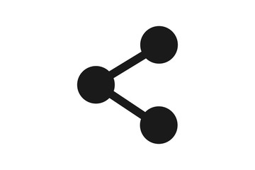 Connection icon, share icon vector illustration