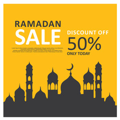 Mega sale banner template design,modern background .Vector illustration