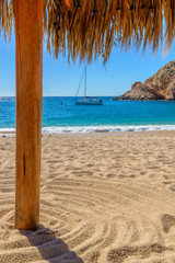 Ocean beach in Santa Maria Bay at Cabo San Lucas, Mexico.