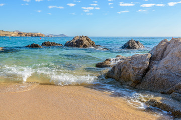 Fototapeta na wymiar Playa El Chileno Beach, Cabo San Lucas, Mexico.