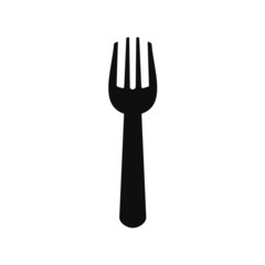 Fork knife spoon graphic symbols. Vector cutlery icons, isolated utensil image or tableware black silhouettes