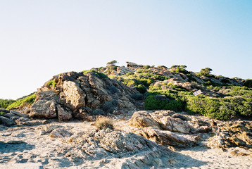 Rocks on the beach