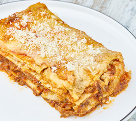 Lasagna al forne homemade fresh