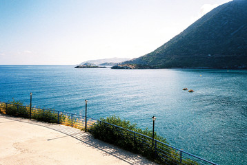 Beautiful view on the Crete sea from Bali village