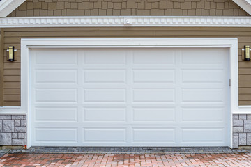 Garage door in Vancouver, Canada.