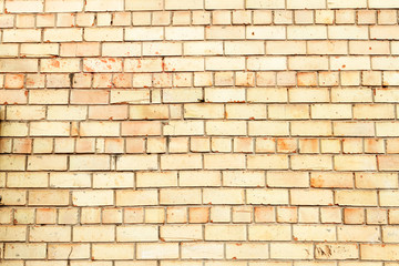 Obraz premium Yellow Brick Wall Texture, background