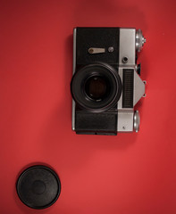 Old retro Soviet  camera