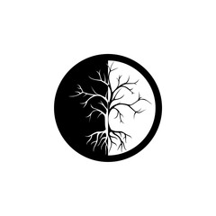 Tree of life icon. Trendy flat tree of life icon isolated on white background