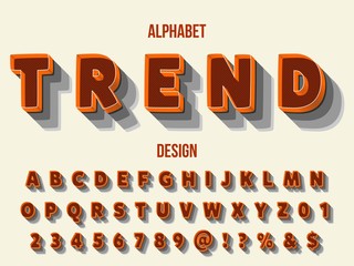 Font.alphabet. Handcrafted handwritten vector label design old style.vintage Hand Drawn.Shadow Effect .Typeface.Script. Vector Illustration.Retro font 