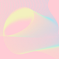 Bright colorful abstract background with gradient and strips. Square format useful for web design.