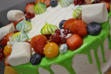 a very beautiful cake for any occasion from the chef