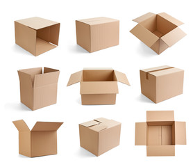 box package delivery cardboard carton