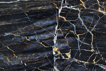 Patterned natural of dark gray marble pattern texture for design, abtract dark marble background.