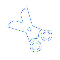 Outline Scissors icon, Cut, scissor, cutter