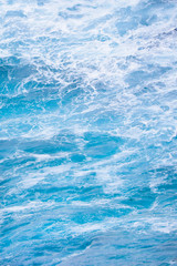 Obraz premium Marble water texture, background, wallpaper, blue abstract waves