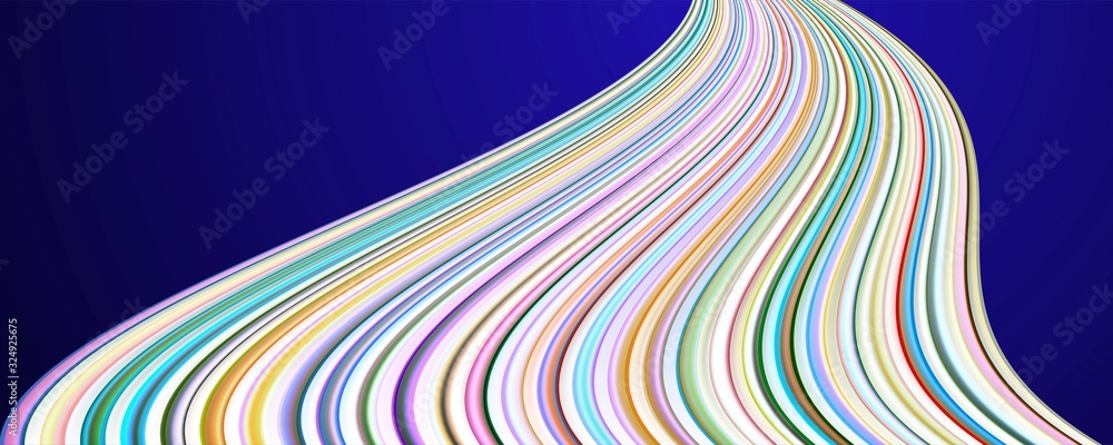 Poster abstract dynamic with modern fluid shape background