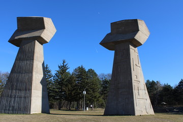  a memorial park dedicated to World War II warriors