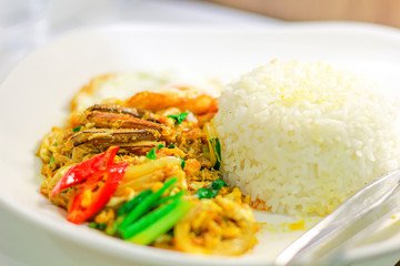 Crab Stir-fried Crab Powder