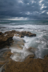 Stormy skies over the east coast of South Africa