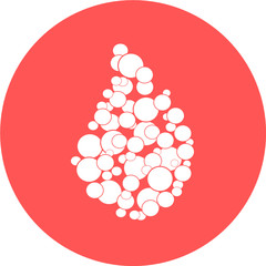 A blood donation bag with tube shaped as a heart. EPS10 vector format. web site design, icon, logo, app, UI. Vector illustration. World blood donor. Give blood. 