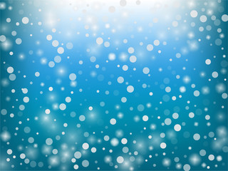 Falling Snow Confetti Winter Vector Background. 