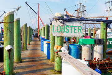 Fishing boats in Galilee, Rhode Island. © andreiorlov