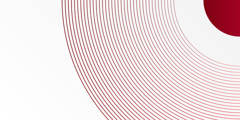 Red white line dot cirlce abstract background for presentation design