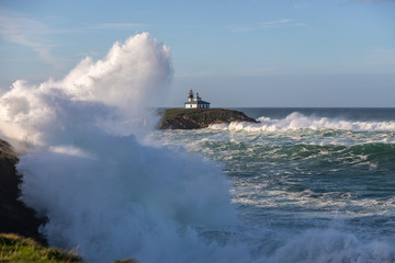 Fototapeta na wymiar Great Waves on Cantabrian Coast!