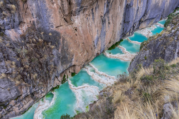 Millpu pools in Peru