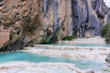 Millpu pools in Peru