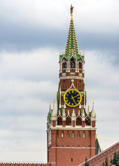 Fototapeta premium Spasskaya tower of the Moscow Kremlin