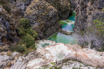 Millpu pools in Peru