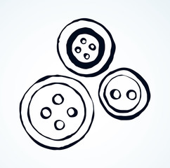 Button. Vector drawing