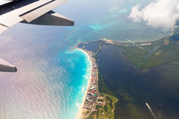 Aerial view of the Gulf of Mexico.