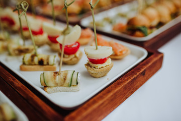 appetizers on a table